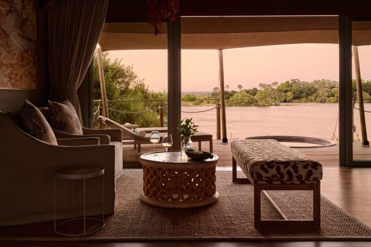Featured image for River Lodge: Luxury Tented Suites in Zimbabwe